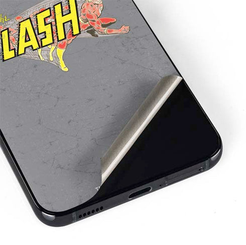 DC Comics The Flash Vintage Action Running Pose Galaxy S22 Plus Skin
